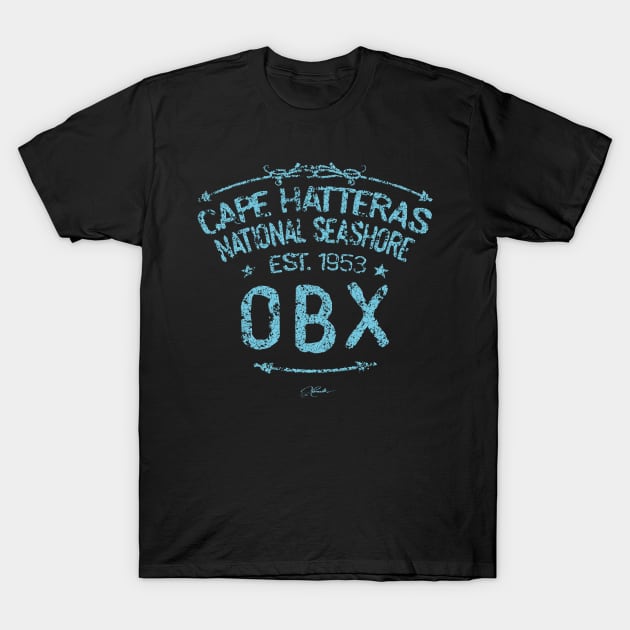 Cape Hatteras National Seashore, Est. 1953, OBX T-Shirt by jcombs